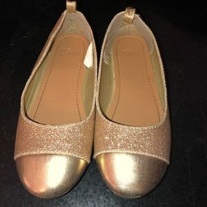 Gap - Gold Glitter Ballet Flats